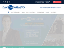 Tablet Screenshot of davidmontalvo.com.mx